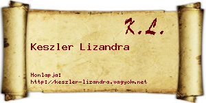 Keszler Lizandra névjegykártya